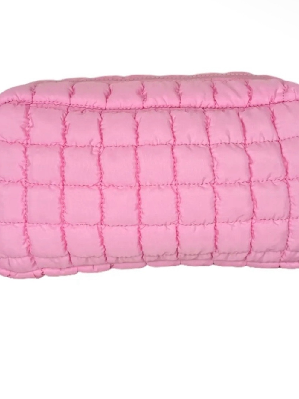 Lulu Mac Pink Quilted Cosmetic Clutch - Women's Accessory
